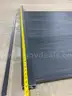 Around 90ft of NEW Composite Privacy Fence  DARK GRAY &#x2013; Includes 15 sections with aluminum posts and hardware MSRP $7500