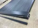 Around 90ft of NEW Composite Privacy Fence  DARK GRAY &#x2013; Includes 15 sections with aluminum posts and hardware MSRP $7500