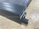 Around 90ft of NEW Composite Privacy Fence  DARK GRAY &#x2013; Includes 15 sections with aluminum posts and hardware MSRP $7500
