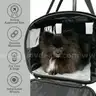 Brand New Airline-Approved Rolling Pet Carrier &#x2013; Soft-Sided Travel Bag with Removable Wheels for Dogs &#x26; Cats (Gray)