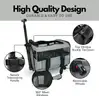 Brand New Airline-Approved Rolling Pet Carrier &#x2013; Soft-Sided Travel Bag with Removable Wheels for Dogs &#x26; Cats (Gray)
