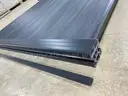 90ft of NEW Composite Privacy Fence (DARK GRAY) &#x2013; Includes 15 Sections with Aluminum posts and hardware - MSRP $7500