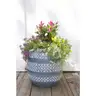 Lot of 4 BRAND NEW Round Ceramic Indoor/Outdoor Planters - Shipping Available