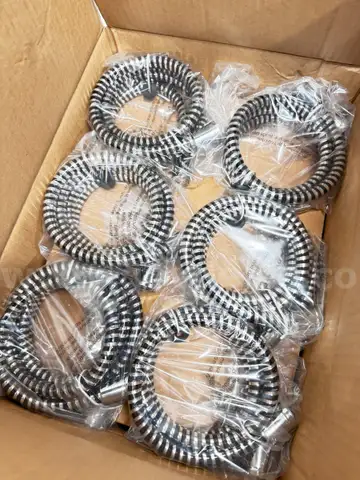 Brand New - American Brass Shower PVC Hose Chrome Finish (lot of 23)