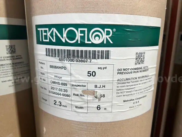 Brand New - 1800 sq. ft. Commercial Grade Sheet Vinyl Flooring 2.3mm # 88084 East Village - MSRP $6000