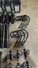 Lot of 4 NEW Aluminum 2 Heads Outdoor Waterproof High Pole Street Light 10 FOOT  MSRP $2250