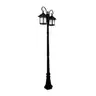 Lot of 4 NEW Aluminum 2 Heads Outdoor Waterproof High Pole Street Light 10 FOOT  MSRP $2250