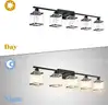 Brand New - Modern 5 Lights Wall Sconce with Clear Glass Shade Bathroom Light Black - Shipping Available