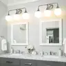 BRAND NEW - Bathroom Vanity 3-Light Fixtures Brushed Nickel - Shipping Available