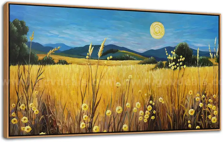 Brand New - Landscape Wall Art Moon Framed Canvas Wall Art 29&#xD7;58IN - Shipping Available