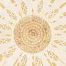 Brand New - Large Framed Boho Sun Abstract 3 Piece Bohemian 24&#x22;x36&#x22; - Shipping Available