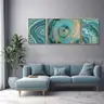 Brand New - Wall Art 3 Pieces Modern Wall Art  24&#x22;x63&#x22; with Framed - Shipping Available