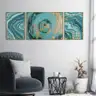 Brand New - Wall Art 3 Pieces Modern Wall Art  24&#x22;x63&#x22; with Framed - Shipping Available