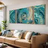 Brand New - Wall Art 3 Pieces Modern Wall Art  24&#x22;x63&#x22; with Framed - Shipping Available