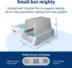 PetSafe Scoop Crystal Pro Automatic Self Cleaning Cat Litter Box 27.6x19.1x16 Grey - Shipping Available