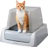 PetSafe Scoop Crystal Pro Automatic Self Cleaning Cat Litter Box 27.6x19.1x16 Grey - Shipping Available