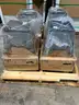 Brand New - Lot of 4 Allen+Roth Square 16-in W x 16-in H Silver Resin Industrial Planters - Shipping Available