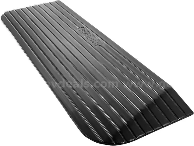 Brand New - Rubber Threshold Ramp for Doorways, 1.5'' Rise Non-Slip Wheelchair Ramps Rated 4400 Lbs Load Capacity