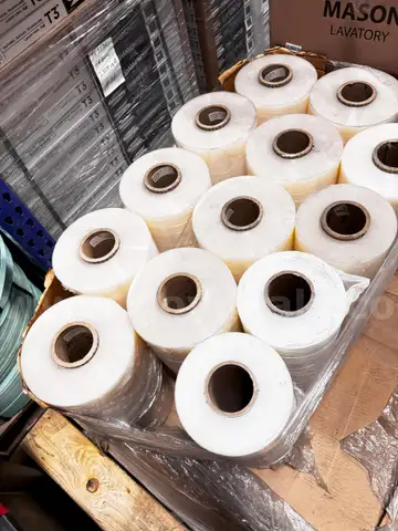 Brand New - 13 Rolls Clear Stretch Wrap - Shipping Available