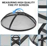 Brand New - Heavy Duty Fire Pit Spark Screen Cover Accessory 30In - Shipping Available