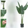 Brand New - Lot of 2 Artificial Bird of Paradise Plant 4 Feet - Shipping Available