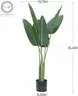 Brand New - Lot of 2 Artificial Bird of Paradise Plant 4 Feet - Shipping Available