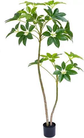 Brand New - Artificial Umbrella Tree,5.3ft Tall Fake Plants Artificial - Shipping Available