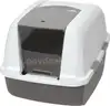 Brand New - Catit Airsift Jumbo Hooded Cat Litter Pan, Warm Gray/White - Shipping Available