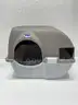 Omega Paw NRA15 Self Cleaning Litter Box Regular Size,Grey - Shipping Available