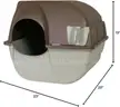 Omega Paw NRA15 Self Cleaning Litter Box Large Size,Grey - Shipping Available