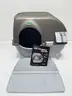Omega Paw NRA15 Self Cleaning Litter Box Large Size,Grey - Shipping Available