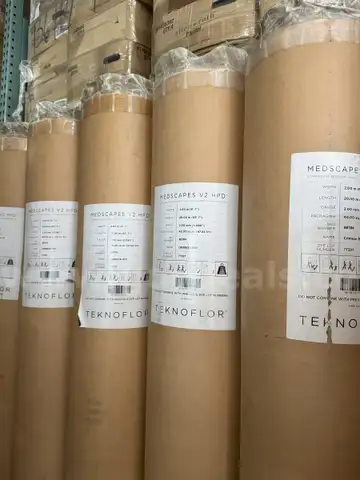 Brand New - 860sq. ft. Commercial Grade Sheet Vinyl Flooring  #88704P Crimson Red - MSRP $3000