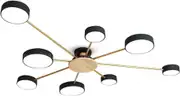 Brand New - DELIPUSHI Ceiling Light 8-Black 88W 48 Inch - Shipping Available