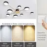 Brand New - DELIPUSHI Ceiling Light 8-Black 88W 48 Inch - Shipping Available