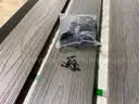 Lot of 350 Sq. Ft. of Premium Grooved Composite Decking Boards, Including All Necessary Hardware. Color - SILVER GRAY