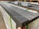 Lot of 350 Sq. Ft. of Premium Grooved Composite Decking Boards, Including All Necessary Hardware. Color - SILVER GRAY
