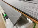 Lot of 350 Sq. Ft. of Premium Grooved Composite Decking Boards, Including All Necessary Hardware. Color - SILVER GRAY
