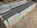 Lot of 350 Sq. Ft. of Premium Grooved Composite Decking Boards, Including All Necessary Hardware. Color - SILVER GRAY