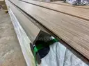 Lot of 350 Sq. Ft. of Premium Grooved Composite Decking Boards, Including All Necessary Hardware. Color - MAPLE