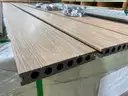 Lot of 350 Sq. Ft. of Premium Grooved Composite Decking Boards, Including All Necessary Hardware. Color - MAPLE