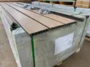 Lot of 350 Sq. Ft. of Premium Grooved Composite Decking Boards, Including All Necessary Hardware. Color - MAPLE
