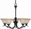 Brand New - Hardware House 127547 Chandelier, 5 Light Dover Series/Classic Bronze - Shipping Available