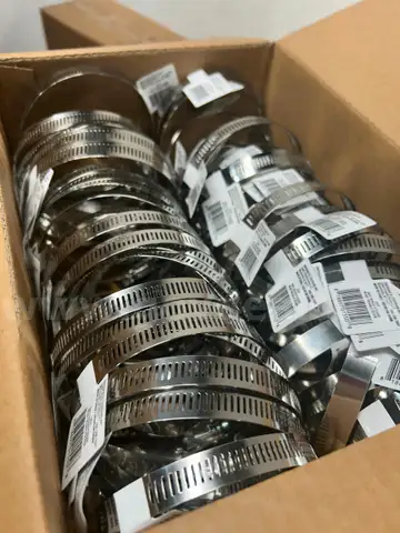 Brand New RELIABILT Adjustable Galvanized Clamp (1-1/2&#x22; to 4&#x22;) - 1 Box of 50 Pieces MSRP $150 - Shipping Available