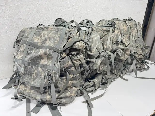 Lot of 5 Authentic Military Army Backpacks - Shipping Available