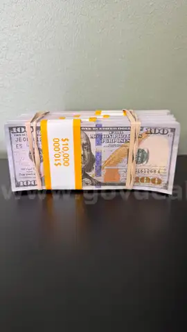 NEW STYLE $10,000 BUNDLE OF $100 BILLS FILM / T.V. / MOVIE MONEY CASH CURRENCY - Shipping Available