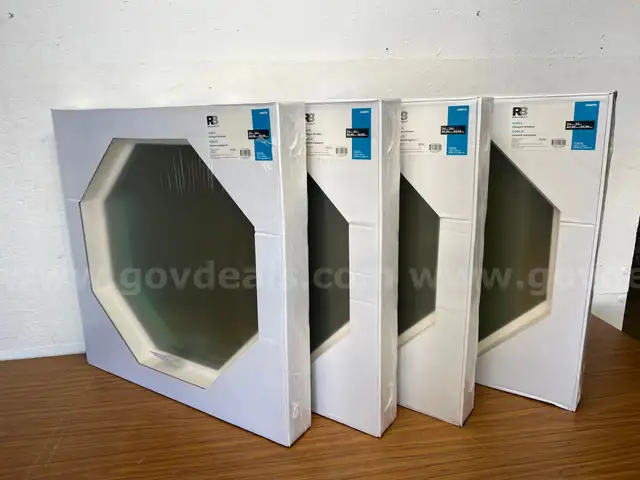 Brand New - Lot of 4 RELIABILT Jamb Octagon White Windows - Shipping Available