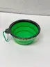 Brand New - Lot of 50 Portable Silicone Folding Pet Bowls, Green - Shipping Available