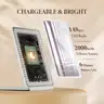 Brand New - Travel Makeup Mirror with Time &#x26; Temperature Display, 2000mAh  - Shipping Available