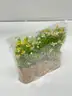 Brand New - 3Pcs Hello Spring Artificial Flowers with Burlap Bag Vases - Shipping Available