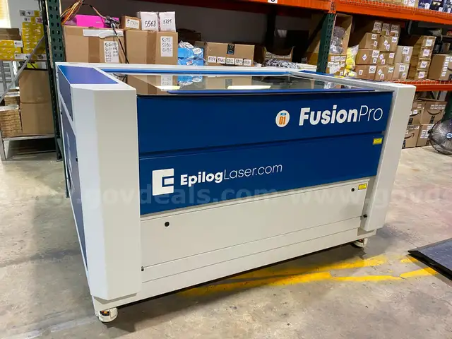 2022 Epilog Fusion PRO 60W CO&#x2082; Laser Cutter Engraver with Cutting Bed